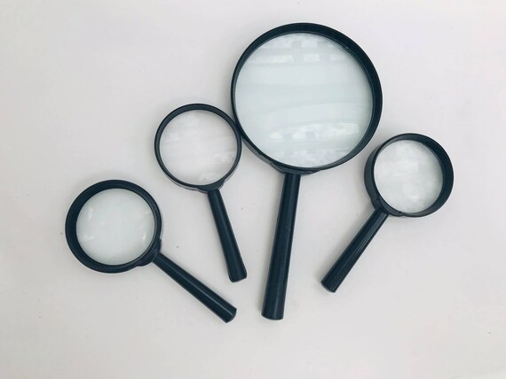 Vintage Magnifying Glass Japan Set 4 Desk Large Small Size, Magnifying  Lnifying Glass Ancient Magnifier Round , Made in Japan Gift for Him -   Israel