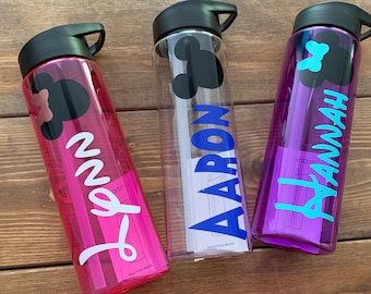 Mickey Water Bottle Minnie Water Bottle, Kids Water Bottle Kids Party Favor Mouse Ears Water Bottle Mickey Bottle Minnie Tumbler Mouse Ears