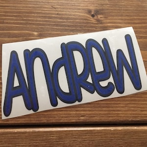 Name Decal Vinyl Decal Monogram Decal Name Sticker Monogram Sticker Yeti Monogram Yeti Decal Monogram Personalized Decal Water Bottle Decal
