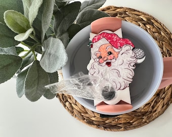 Christmas Lid Topper Santa Stanley Topper Christmas Stanley Topper 40 oz lid topper Christmas Tumbler Topper