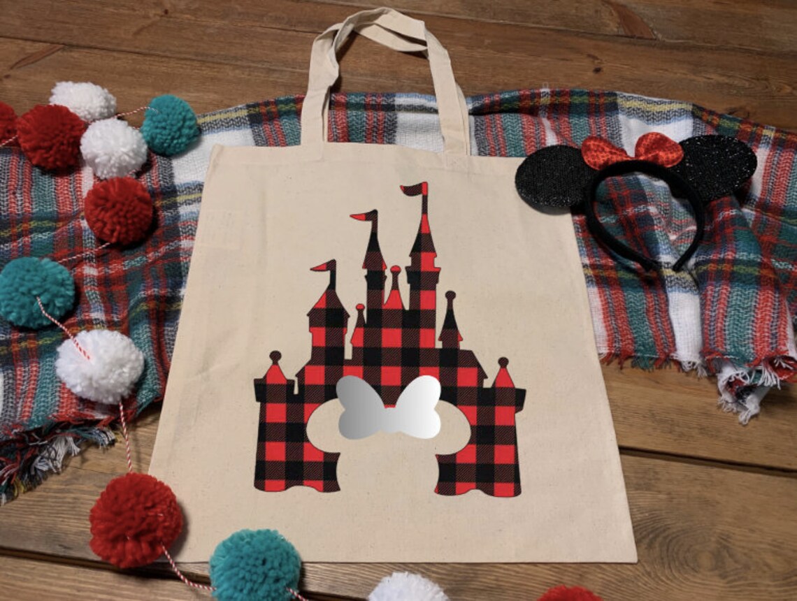 Disney Tote Bag Disney Bag Magic Kingdom Tote Bag Magic Etsy