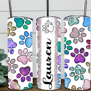 Vet Tech Tumbler Vet Tech Gift Veterinarian Tumbler Veterinarian Gift Veterinary Technician Tumbler Vet Tech Coffee Tumbler Skinny Tumbler