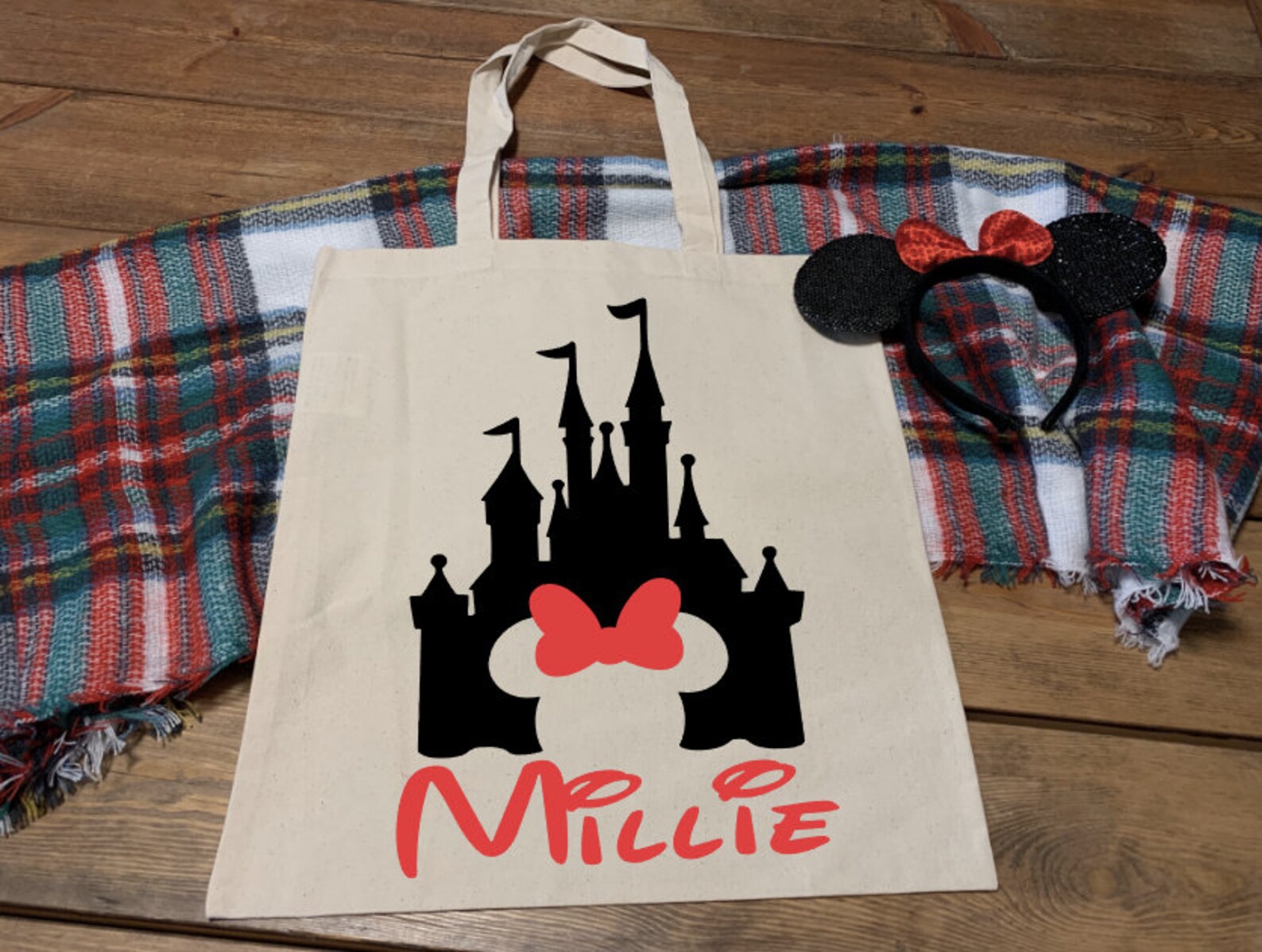 Disney Tote Bag Disney Bag Magic Kingdom Tote Bag Magic Etsy