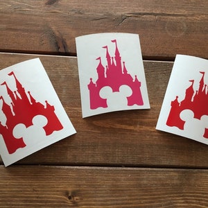 Mickey Decal Mickey Ears Decal Castle Decal Mouse Ears Vinyl Decal Mickey Vinyl Decal Castle Vinyl Decal Mickey Car Decal