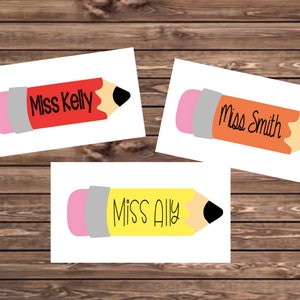 Pencil Decal Vinyl Decal Teacher Decal Pencil Vinyl Decal Teacher Gift Teacher Teacher Appreciation New Teacher Preschool Teacher School