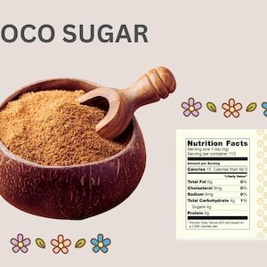 Organic Coconut Sugar: Natural Sweetener for Baking, Cooking & Beverage