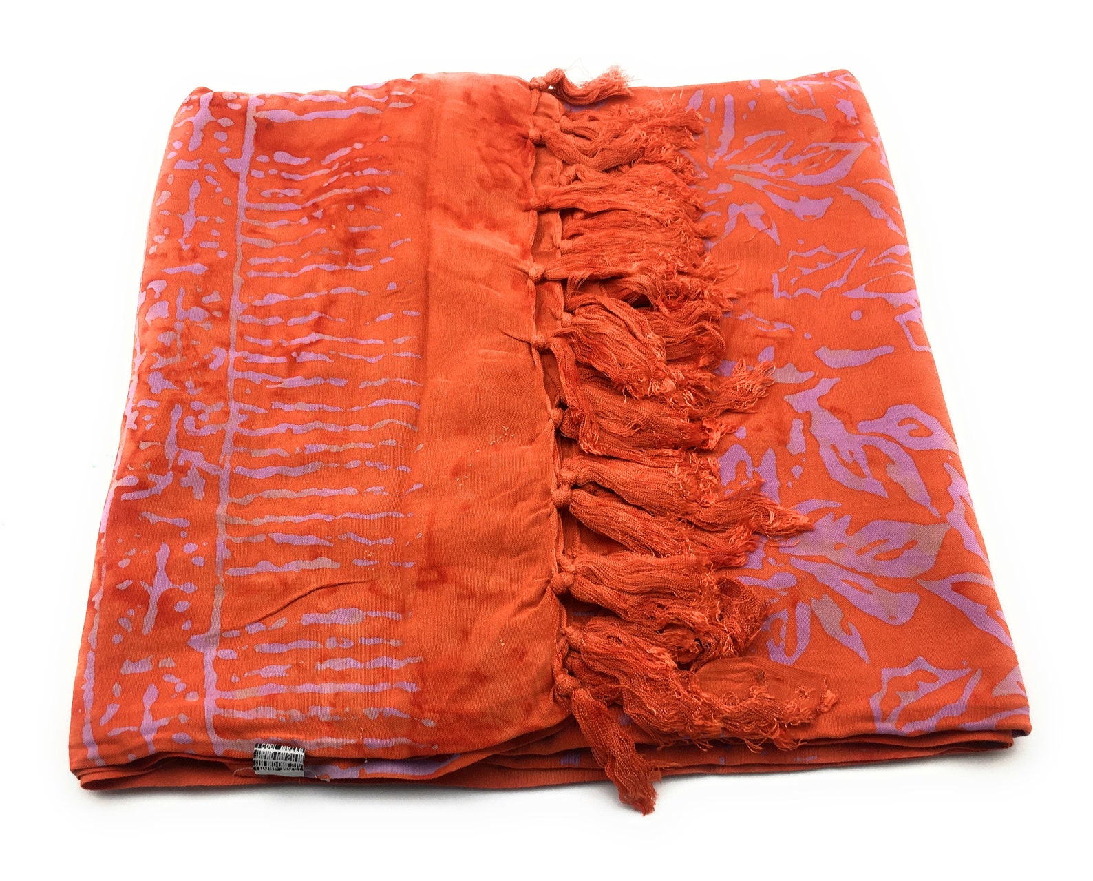 Orange Sarong Pink Sarong Floral Sarong Handmade Sarong - Etsy