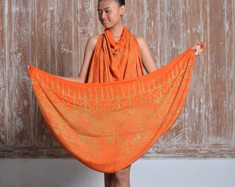 Handmade Rayon Sarong Wrap: Bali Beach Cover-up