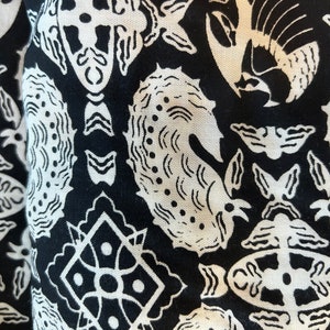 Black White Sarong | Fish Design Sarong | Handmade Sarong | Beach Cover Up | Sarong Cover Up | Beach Wrap | Pool Wrap | Summer Cover Up