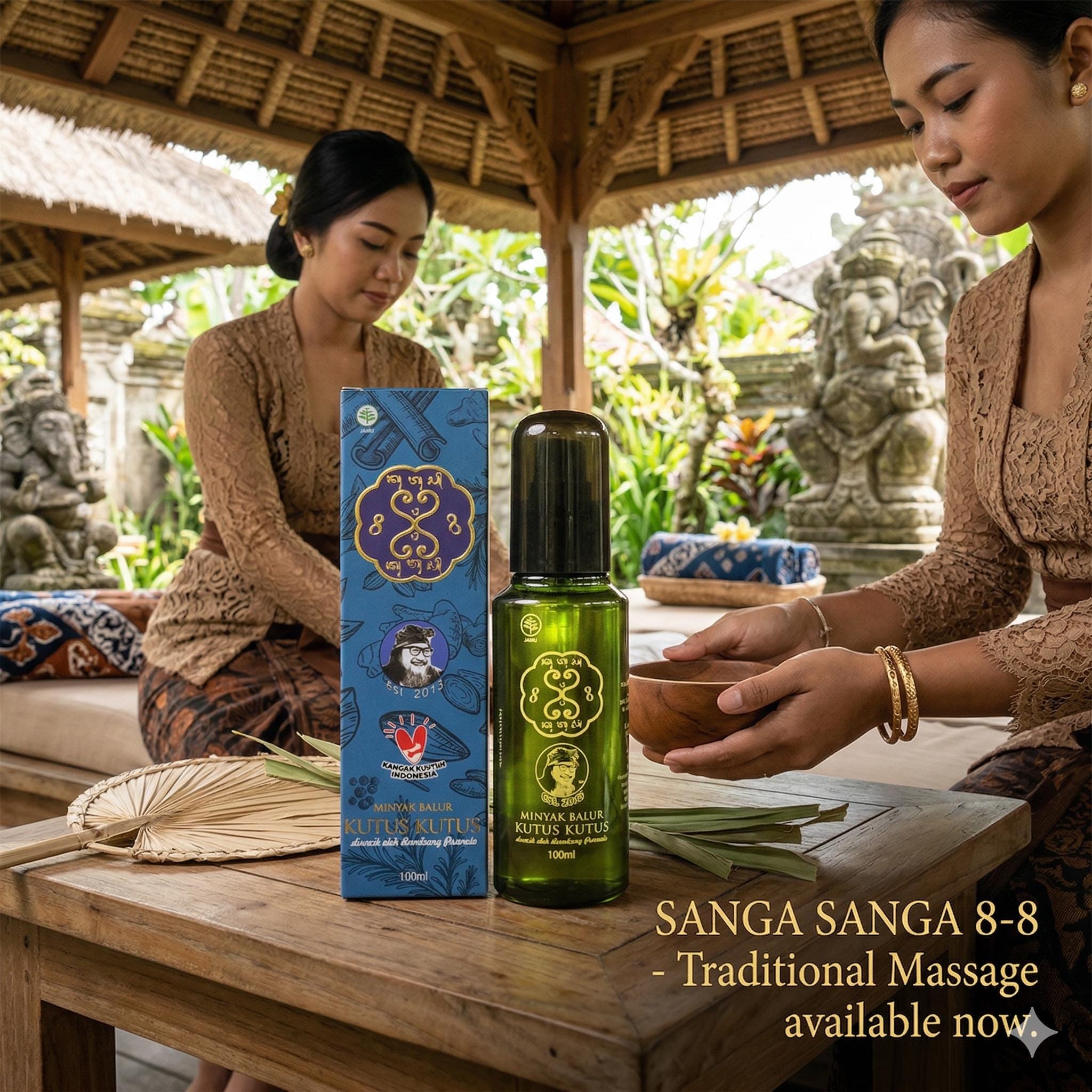 Authentic Kutus Kutus Oil From Bali Now Called Sanga Sanga