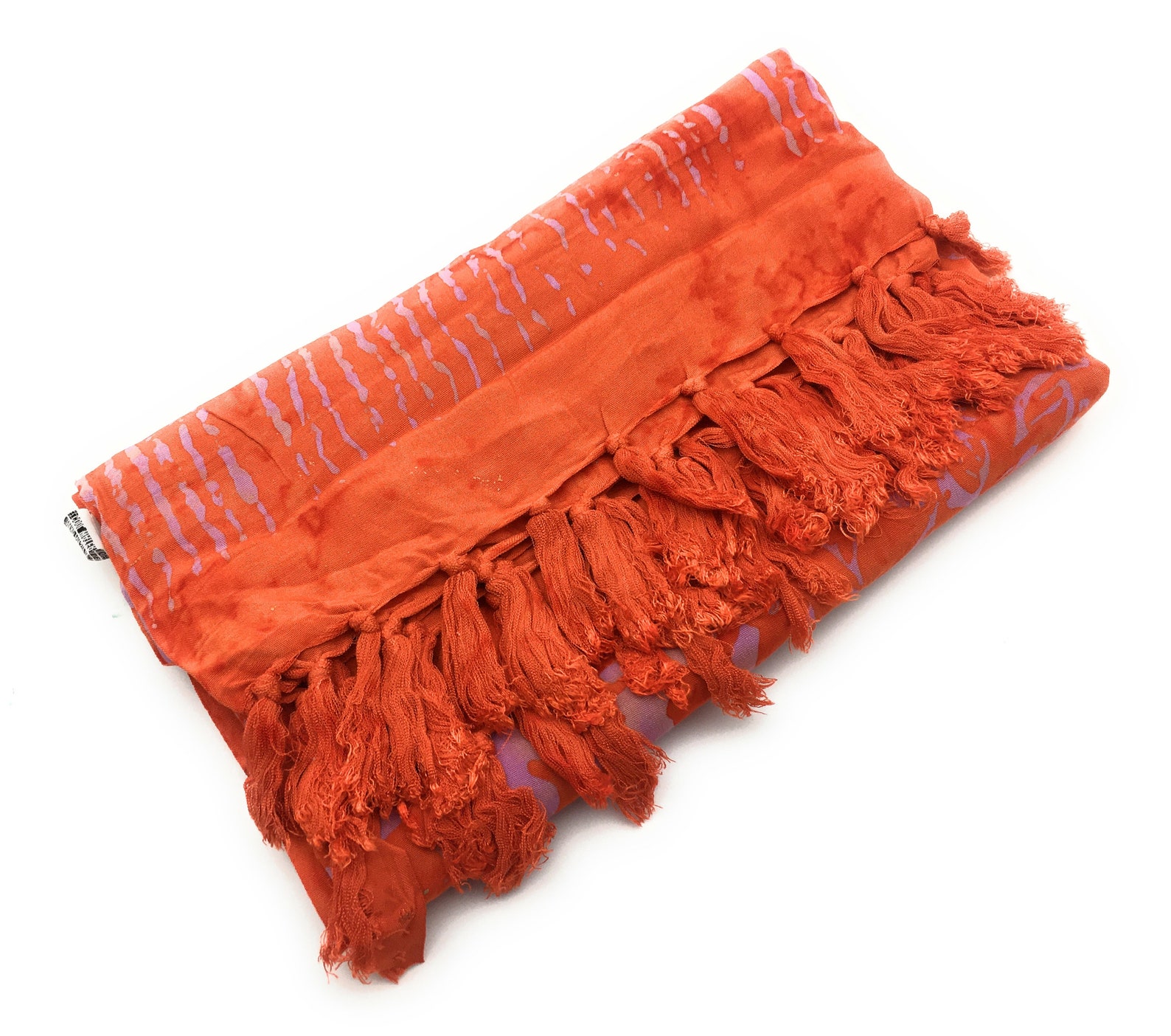 Orange Sarong Pink Sarong Floral Sarong Handmade Sarong - Etsy