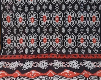 Heavy Woven Fabric - Ancient Loom -Sumba Ikat - Handwoven Fair-Trade Tribal Native - Ethnic Woven Fabric - Home Décor - Craft Supply Fabric