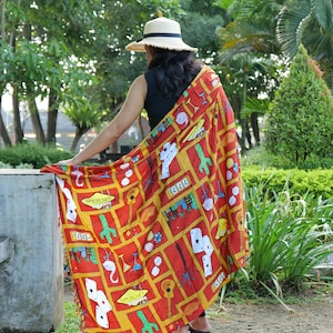 Las Vegas Sarong  | Multi Color Sarong | Handmade Sarong | Beach Cover Up | Sarong Cover Up | Beach Wrap | Pool Wrap | Summer Cover Up |