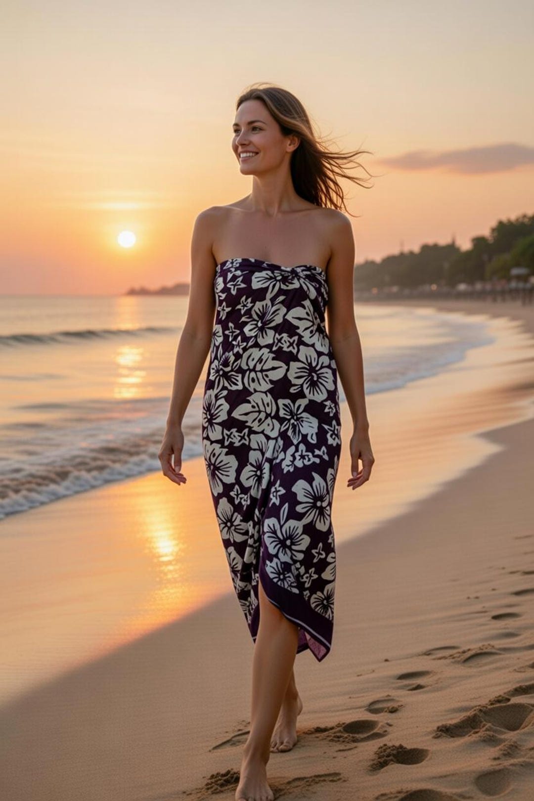 ハンドメイド XL Luxury Batik Sarong - Multi-style Bali Designer Beach Dress