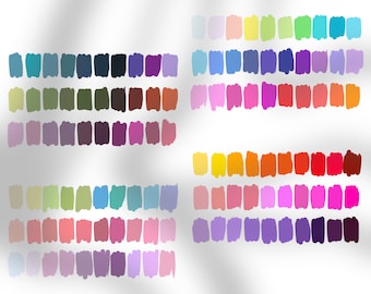 Procreate Color Palettes | Color Palette Bundle with Hundreds of Colors | Color Swatches | Colors | Procreate Tools | iPad Tools