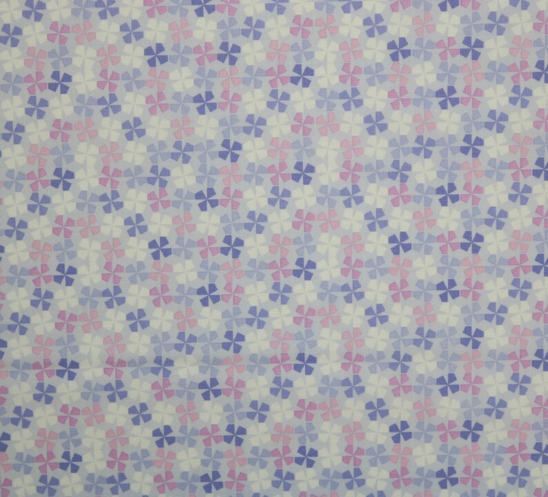 Benartex Fabrics Cotton Quilting Sewing Craft Apparel Fabric by the Yard Little Charmers Pinwheels Light Purple