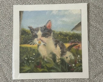 Multiple cat images. Prints of acrylic paintings. Choose the one you like