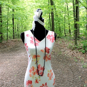 1920s Flapper Dress, Pink Floral Gown, Downton Abbey, Up-cycled Gown, Historical Costume Set, 1910s Day Gown, Lady’s Costumes- Size Small
