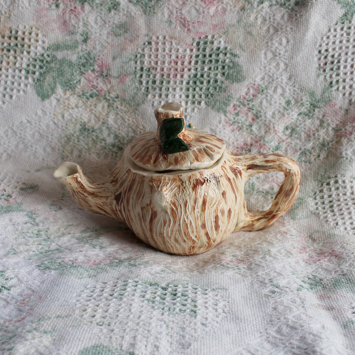 Artisan Ceramic Teapot Nature Inspired Teapot Unique Coffee Etsy