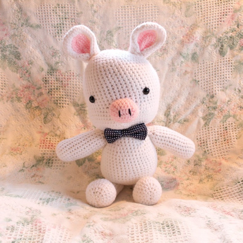 pig bunny plush