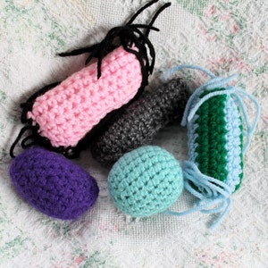 Mystery Cat Toy, Crocheted Handmade Cat Toy, Mystery Kitty Toys, Jiggle Bells, All Natural Catnip-Stuffed