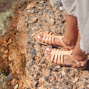 Greek leather sandals ,Women sandals, Premiun Quality Sandals, Ancient Greek Sandals, Gladiator Sandals , Sandales cuir grecques , CHLORIS N