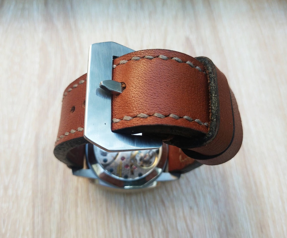 LederUhrenarmband handgefertigt Panerai Uhrenarmband Etsy
