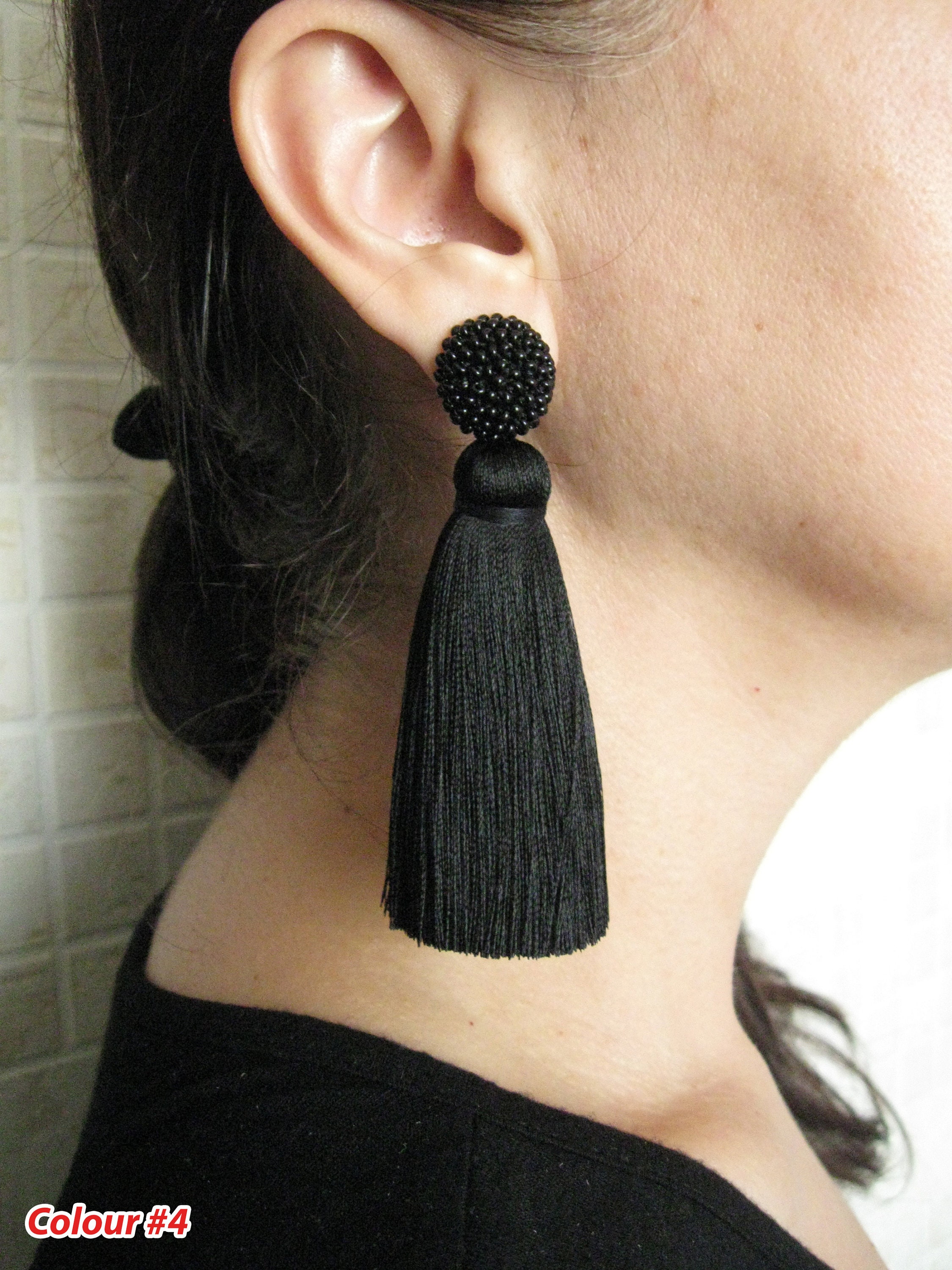 Cute hotsell tassel earrings