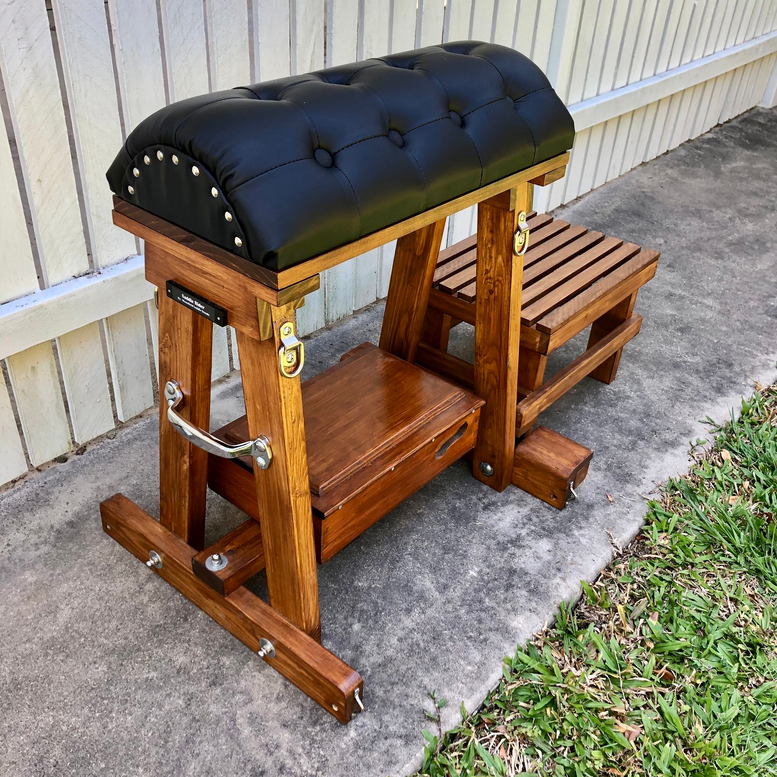 Saddle Stand Glory Gear Chest Saddle Rider With Stool Etsy