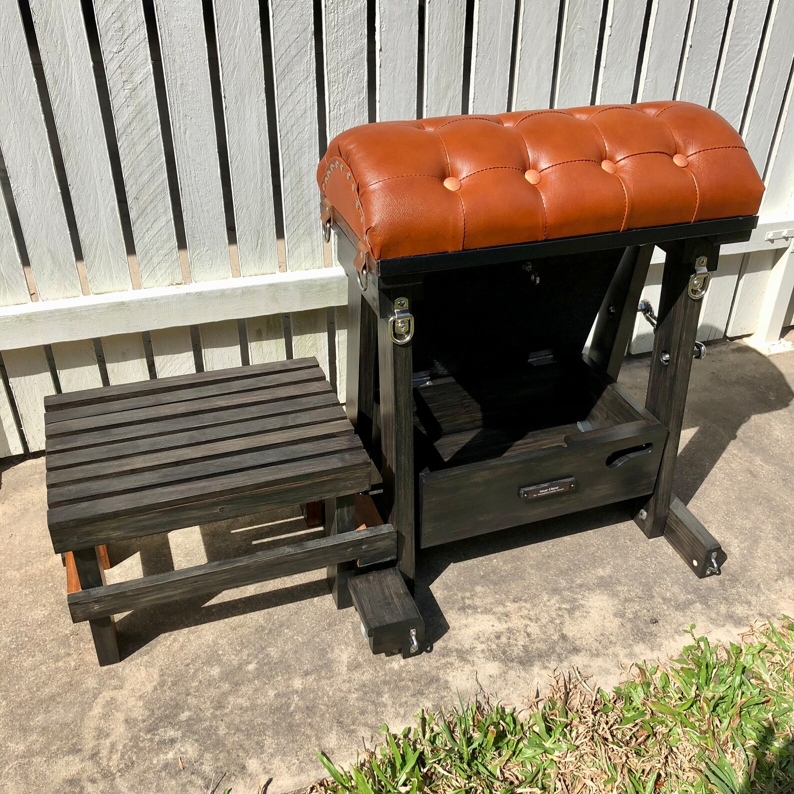 Saddle Stand Glory Gear Chest Saddle Rider With Stool Etsy