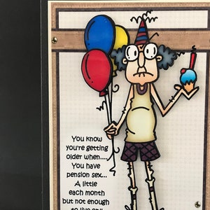 Funny Humorous Male Mens Birthday Card Handmade 3D