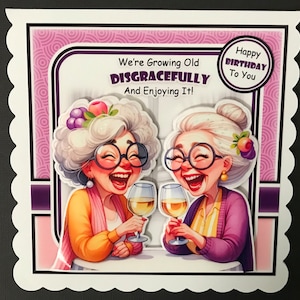 Handmade Birthday Card Funny Humorous 3D