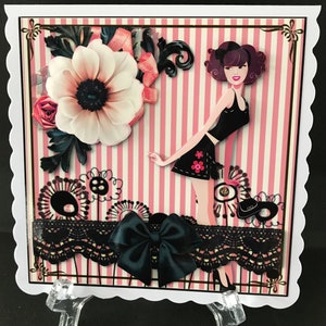 Teen Teenager Daughter Granddaughter Girls Female Handmade 3D Birthday Card