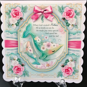 Mum Special Mum Mother Birthday Mother's Handmade 3D Birthday Card