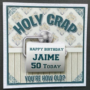 Funny Humorous Handmade Birthday Card 3D Dad Grandad Grandfather