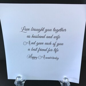 Wedding Anniversary Handmade 3D Card - Etsy Australia