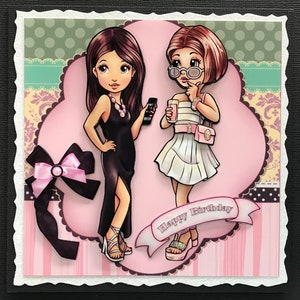 Girls Teen Teenager Sweet 16 Handmade 3D Birthday Card Daughter Granddaughter ANY AGE