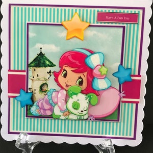 Daughter Granddaughter Toddler Female Girls 1st Birthday Handmade 3D Birthday Cards