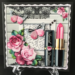 18 21 Special Daughter Handmade 3D Birthday cards