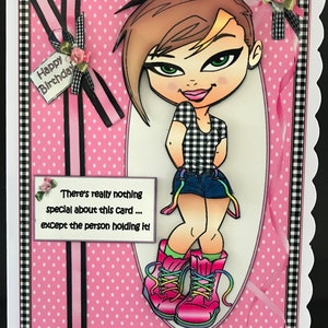 Daughter Granddaughter Friend Girls Birthday Card 3D Teen Teenager Girl
