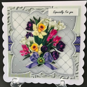 Female Ladies Womens Handmade 3D Birthday Card