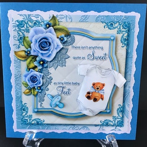 Baby Boy Handmade 3D Cards
