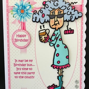Humorous Female Birthday Cards 3D