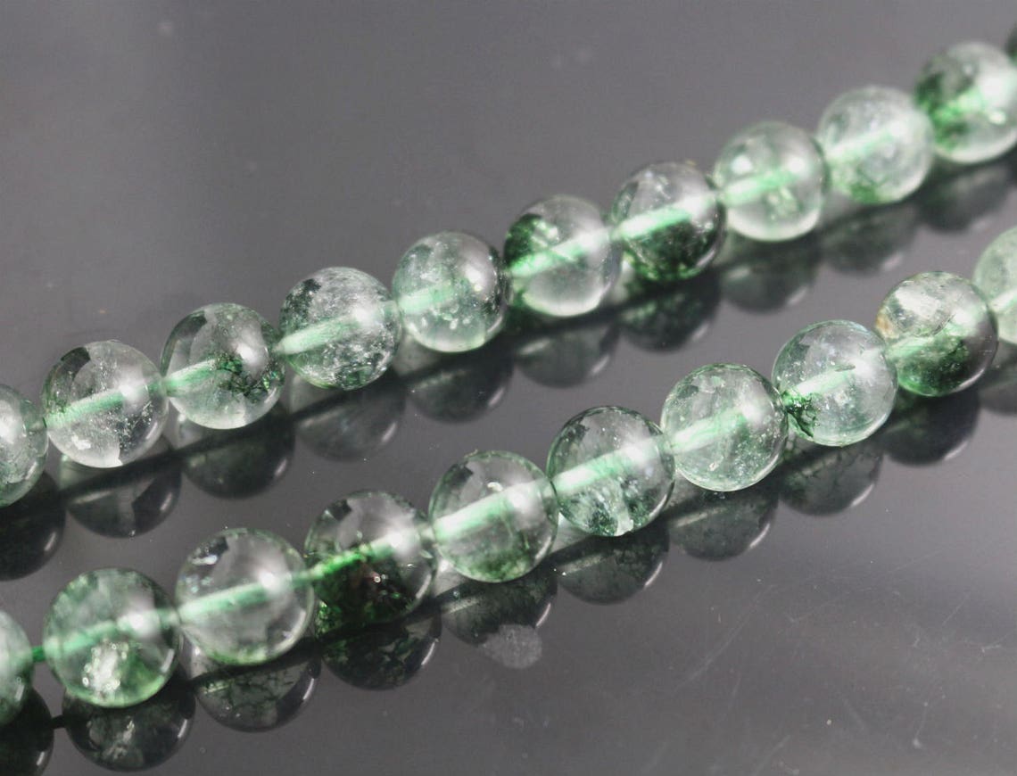 Natural Garden Quartz Round Beads 4mm 6mm 8mm 10mm 12mm 14mm Etsy