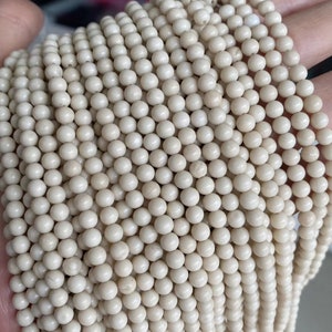 Natural White Fossil Round Beads,4mm 6mm 8mm 10mm 12mm Fossil Stone, Round Beads,Gemstone beads ,15 inch strand