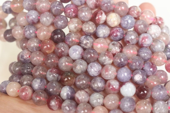 Smooth Natural Watermelon Quartz Tourmaline Gemstone Round Beads 15.5'' 4mm~14mm Smooth Natural Watermelon Quartz Tourmaline Gemstone Round Beads 15.5'' 4mm~14mm