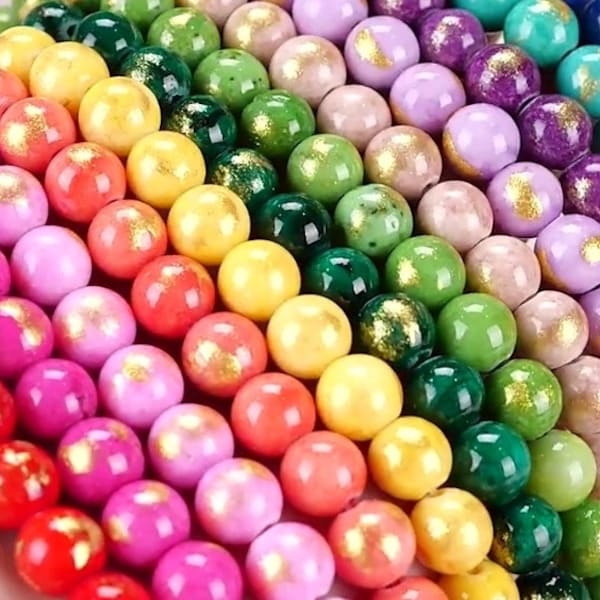 Golden Jade Round loose Beads 4-12mm,15 inch per strand, Red Black Blue Green Pink Purple White orange yellow color jade