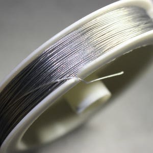 1 roll 100 meters tiger tail wire,Tiger Wire, Bracelet wire, stringing beads findings cord wire wrap accessory steel wire 0.3mm thick