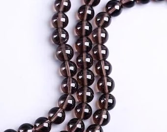 Natural Ice Black Obsidian smooth round beads , Obsidian black loose beads 6mm 8mm 10mm 12mm, 15 inches full strand