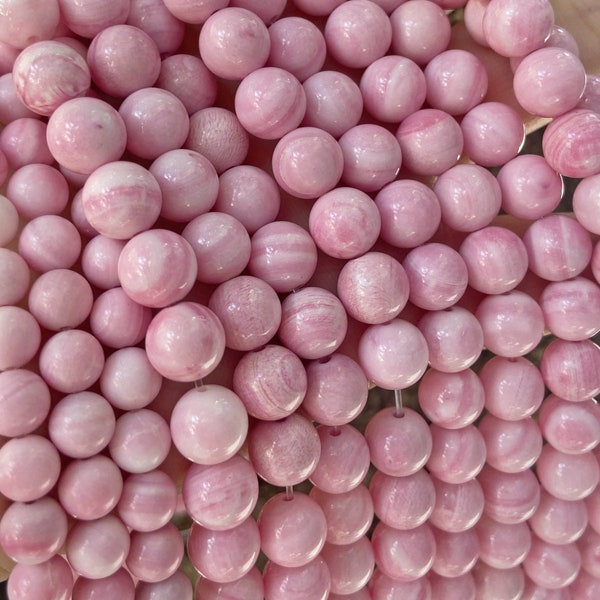 Pink conch pink shell beads,pink sea shell beads,6mm 8mm 10mm 12mm,15 inches one strands